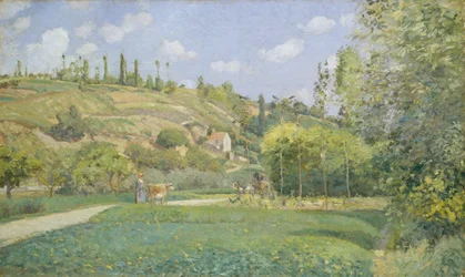 A Cowherd at Valhermeil, Auvers-sur-Oise, 1874