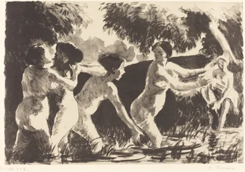 Bathers Wrestling, c. 1896