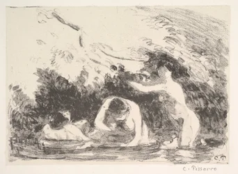 Bathers in the Shade of Wooded Banks, 1894.