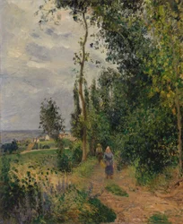 Côte des Grouettes, near Pontoise, probably 1878