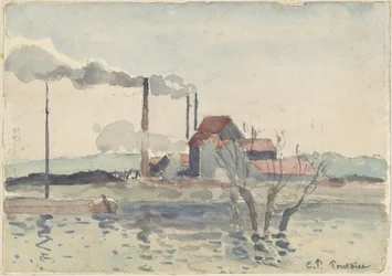Factory on the Oise at Pontoise, 1873