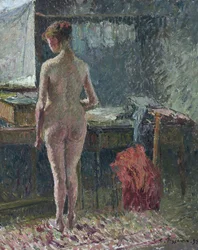 Nude Woman from Behind in an Interior