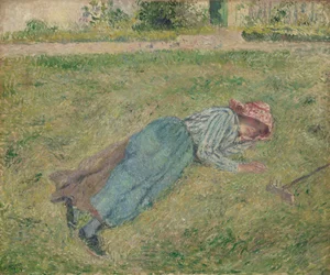 Girl Lying in the Grass