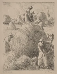 Haymakers of Eragny, c.1896