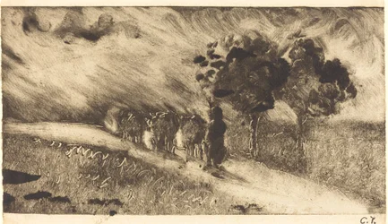 Herding the Cows at Dusk, c. 1890