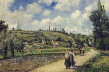 Landscape near Pontoise, the Auvers Road