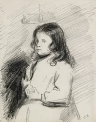 Portrait of Ludovic-Rodo Pissarro, 1878-1952, c1883-1884