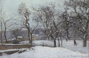 Snow at Louveciennes, c.1870