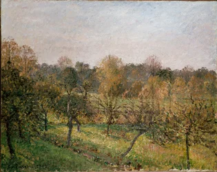 Sunset at Eragny-sur-Epte, Autumn, 1902