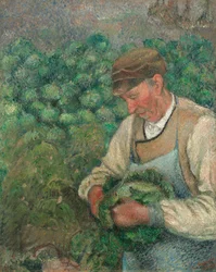 The Gardener - Old Peasant with Cabbage, 1883-1895