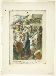 The Market at Gisors; Rue Cappeville