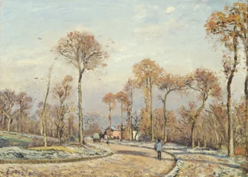 The Road to Versailles, Louveciennes: Morning Frost