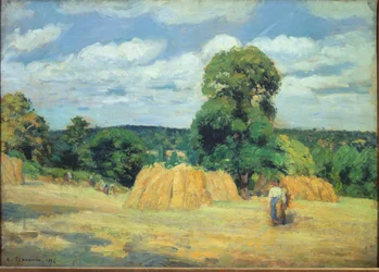 The Harvest in Montfoucault in Mayenne