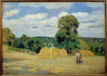 The Harvest in Montfoucault in Mayenne