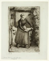 Woman at the Gate