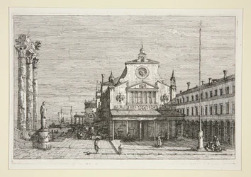Imaginary View of S. Giacomo Di Rialto, from the series Vedute (Views)