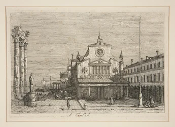 Imaginary View of S. Giacomo di Rialto (Series: Vedute)