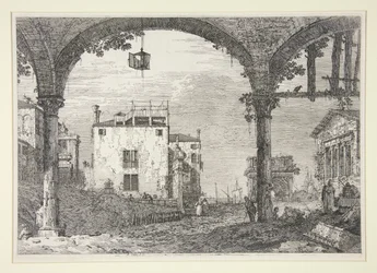 The Portico with the Lantern, from the series Vedute (Views)