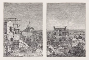 The House with the Inscription, from the Series Vedute (Views)