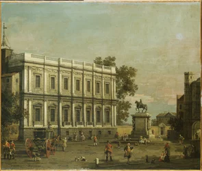 A Capriccio of Buildings in Whitehall, c.1754