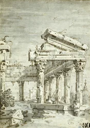 Capriccio: A Ruined Classical Temple