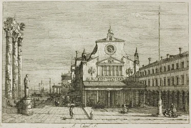 Imaginary View of S. Giacomo di Rialto, from Vedute
