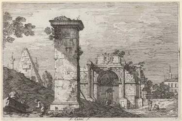 Landscape with Ruined Monuments