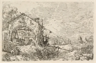 Landscape with a Woman at a Well