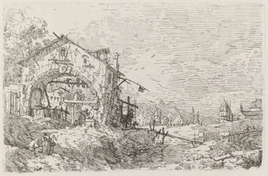 Landscape with a Woman at a Well
