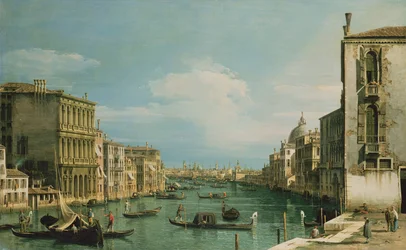 The Grand Canal Venice Looking East from the Campo di San Vio