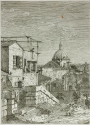The House with the Inscription and The House with the Peristyle, from Vedute