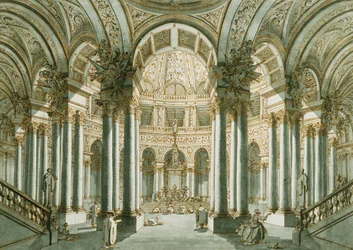 The Interior of a Church, with Figures at Prayer