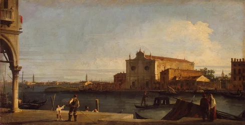 View of Church of San Giovanni dei Battuti on the Isle of Murano, Between 1725 and 1728