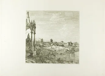View of a Town with a Bishop