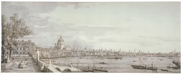 View of the River Thames, London, c. 1750