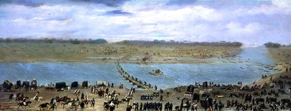 The Crossing of the Santa Lucia River, Uruguay