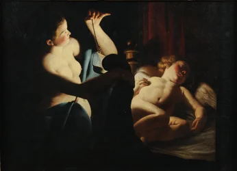 Psyche discovers Cupid, First third of 17th century