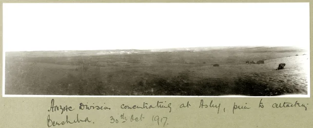 ANZAC Division Concentrating at Asluj Prior to Attacking Beersheba