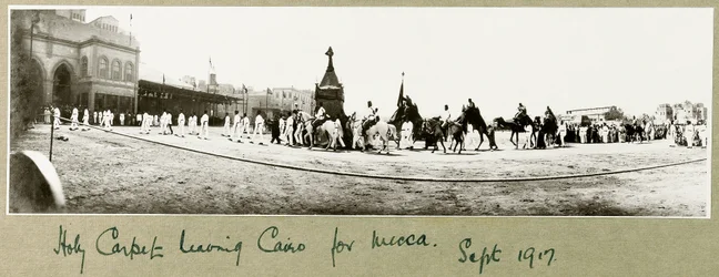 Holy Carpet leaving Cairo for Mecca, September 1917