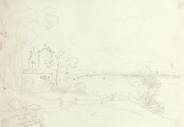 At Newnham Looking on the Severn Eastward, March 1848