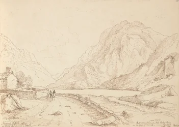 Bull Mountain and Ash Valley Lake in the Gap of Dunloh, September 1841