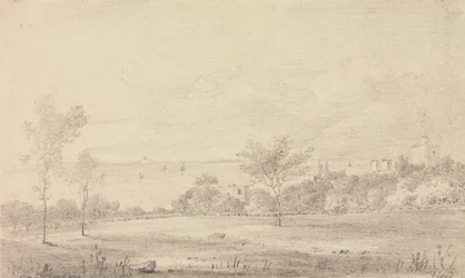 Landscape with Castle in the Distance, Isle of Wight