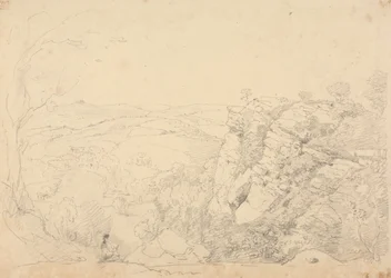 Sketch of Chudleigh Rocks, Devon