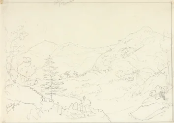 Skiddaw from Borrowdale, Saturday 27 June, 1835