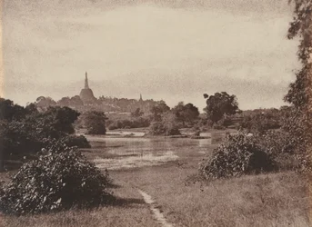 Rangoon. View Near the Lake, 1855