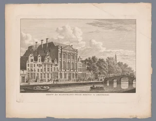 View of Felix Meritis in Amsterdam