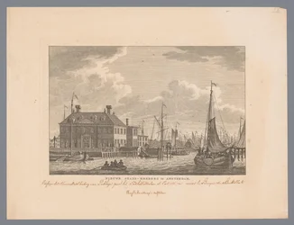 View of the New City Inn on the IJ in Amsterdam