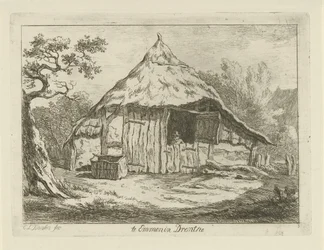 Barn with Open Upper Door (At Emmen in Drenthe) (Landscapes 1-6 series)