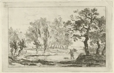 River Landscape with a Wood Gatherer