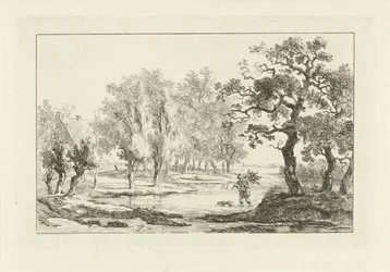 River Landscape with a Wood Gatherer